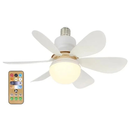 E27 with Remote LED 30W Ceiling Fan Light Dimming Function Suitable for Living Room Study and Home Use 85-265V