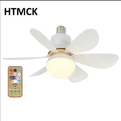 E27 with Remote LED 30W Ceiling Fan Light Dimming Function Suitable for Living Room Study and Home Use 85-265V