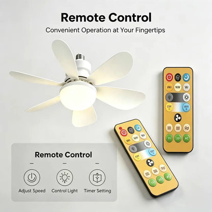 E27 with Remote LED 30W Ceiling Fan Light Dimming Function Suitable for Living Room Study and Home Use 85-265V